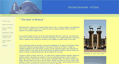 Desktop Screenshot of dodecanesevillas.co.uk