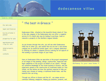 Tablet Screenshot of dodecanesevillas.co.uk